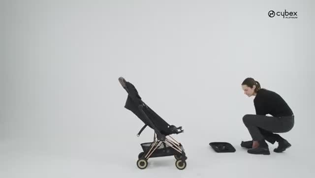 Как прикрепить ткань к сиденью коляски COYA CYBEX