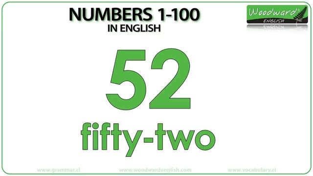 Numbers 1-100 (Подробный счет)