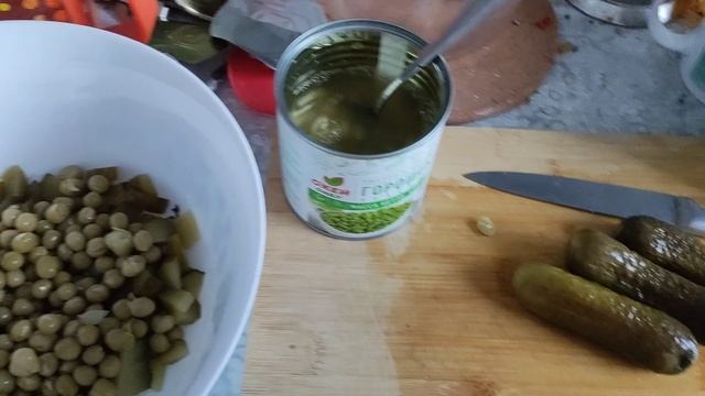 Как я готовлю оливье.Оливье с курицей.