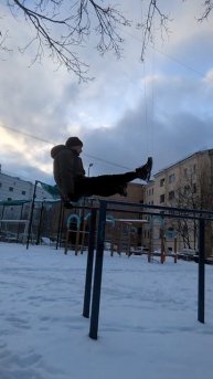 🔥❄️ Тренировка на свежем воздухе, но в меру 😉⛄#korzhitskie