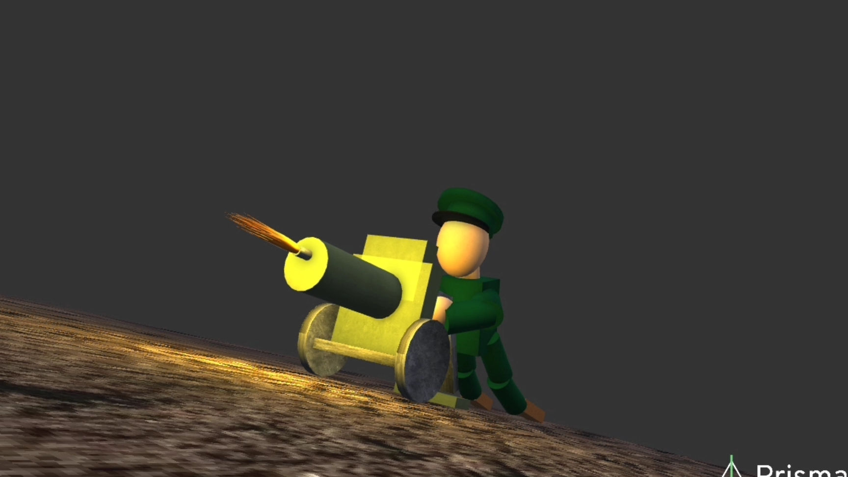 Пулемёт Максимова в призме3D