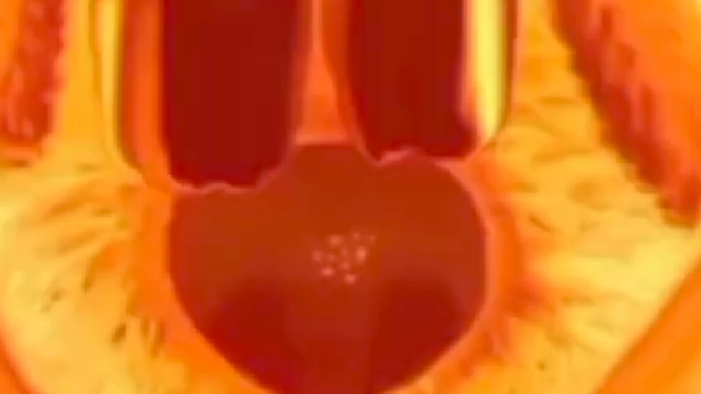 Непонятное существо бежит футаж