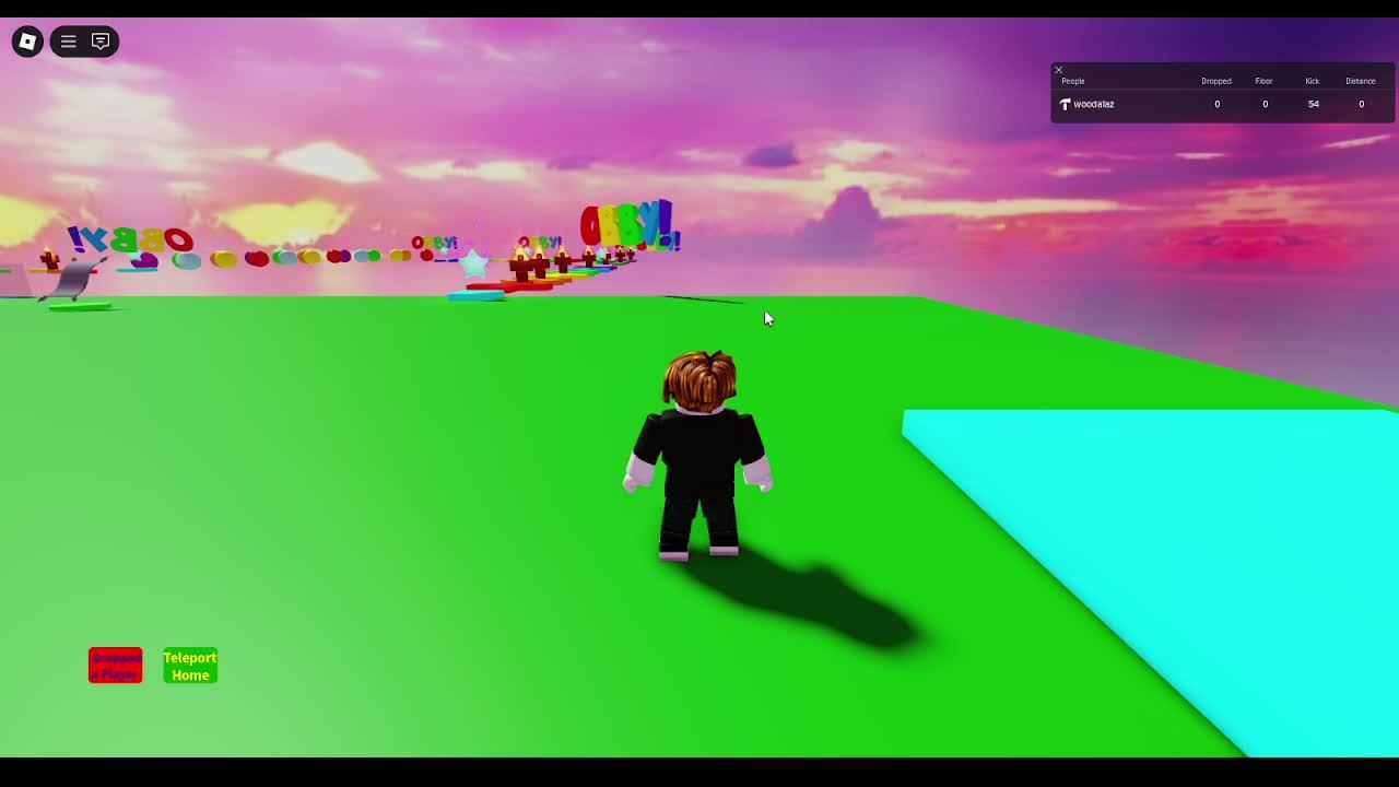 Roblox. Улучшил игру OBBY! Пни демона