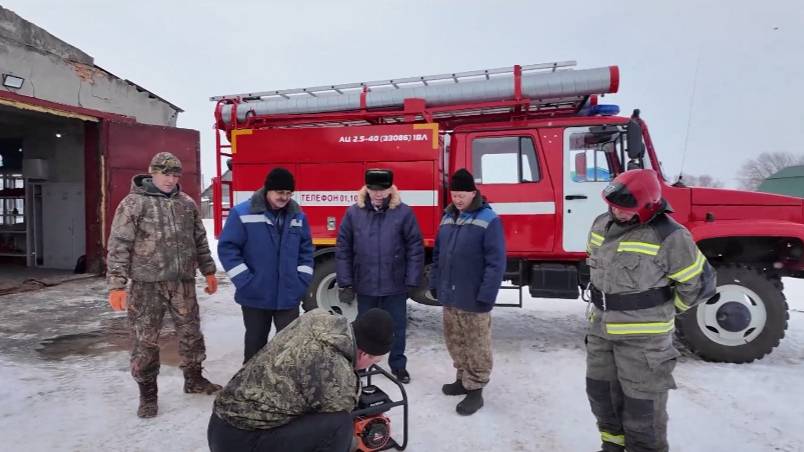 Добровольцы в тюменских селах проходят обучение перед началом пожароопасного периода