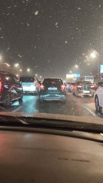 Москва и снег