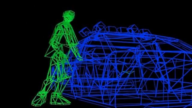 GTA3 Wire Frame - Car Jacking #1