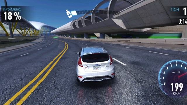 Прохожу гонку в воздухе в игре Need For Speed