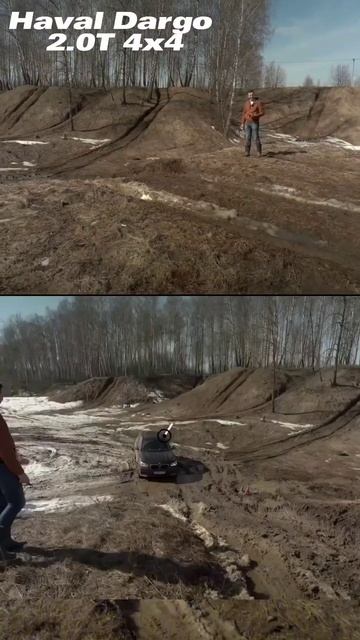 Сравнение работы полного привода_ Haval Dargo против BMW X3 #4x4 #offroad