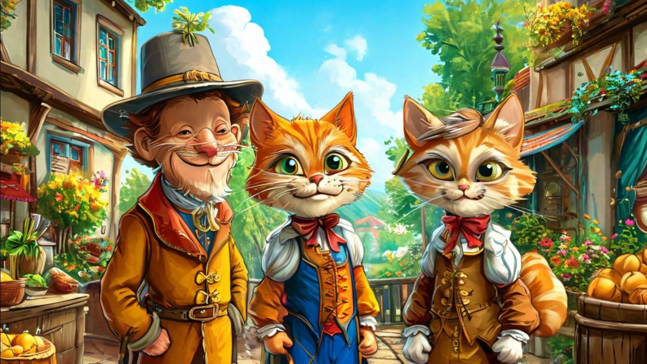 Сказка Купцы и Кот. Я сказка