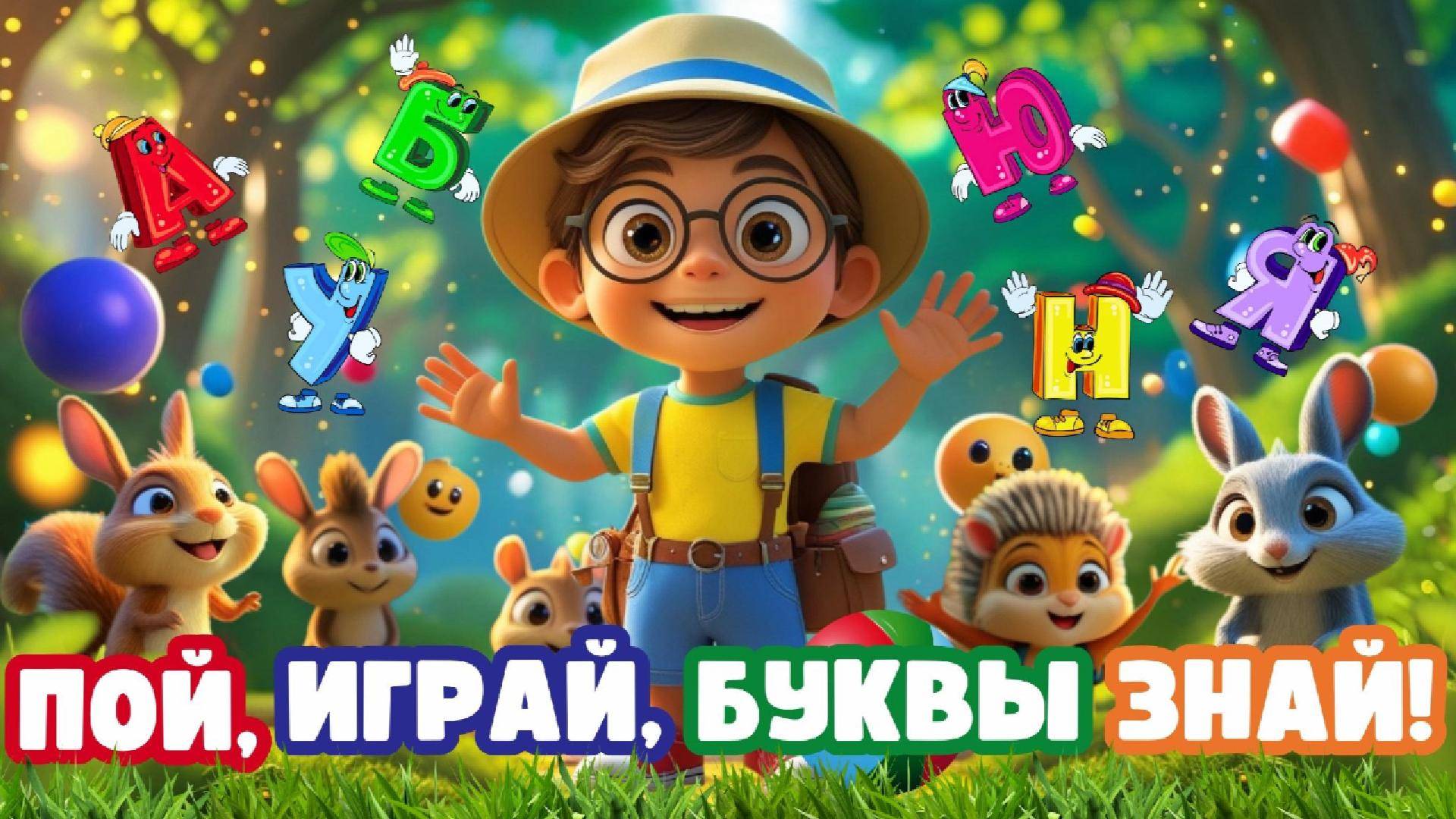 Мультсериал Озорные почемушки "Пой,играй, буквы знай"