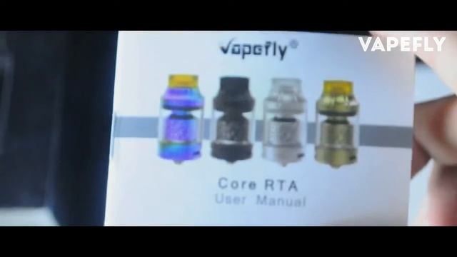Vapefly core rta unboxing