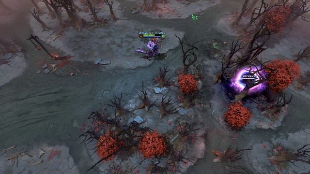 Бернаут с Lina Dota2