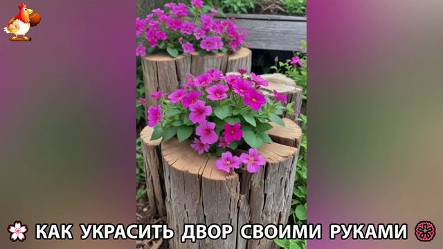 Как украсить двор дома фото идеи (119) 🏡 для дачи и сада своими руками 🌷🪻🌺💮