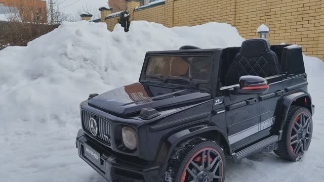 Обзор детского электромобиля Mercedes-Benz G-class