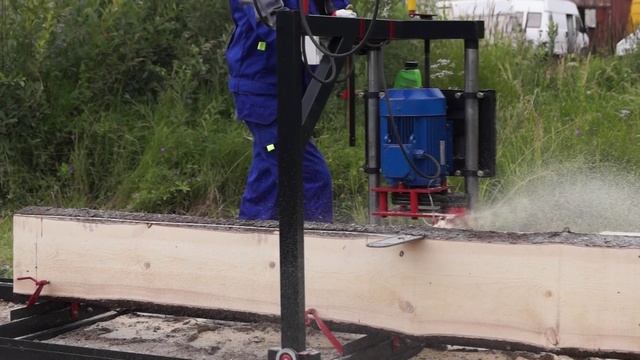 Пилорама Электрическая Шинная 7.5 кВт (с редуктором) 380V