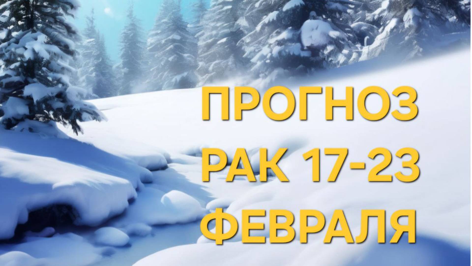 РАК.  ТАРО ПРОГНОЗ С 17 ПО 23 ФЕВРАЛЯ