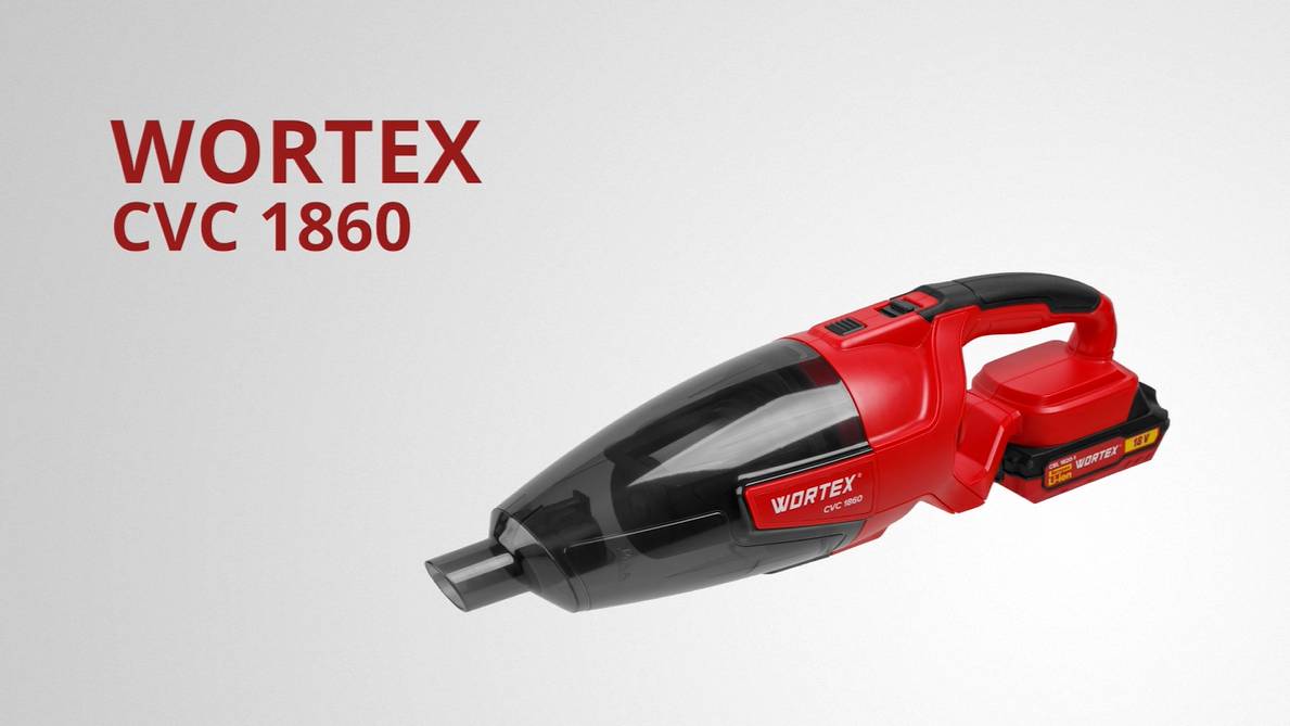 WORTEX CVC 1860 Пылесос автомобильный аккумуляторный