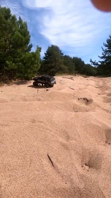 RC Beach Off Road Jeep Cherokee XJ Injora, Hobbywing Fusion SE 1200kv.