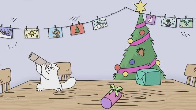 Новогодние каникулы | Смешные котики (мультфильм)