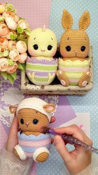 Оформление щечек зверяткам