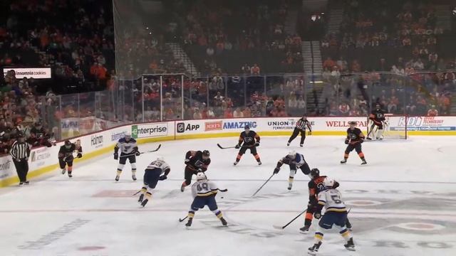 Flyers' Poehling Carves Through Blues' Defence To Set Up Hathaway