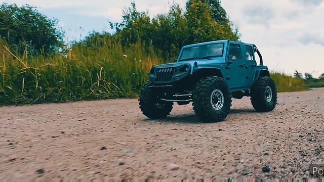 RC Jeep Wrangler JK Rubicon Injora собранный из запчастей.