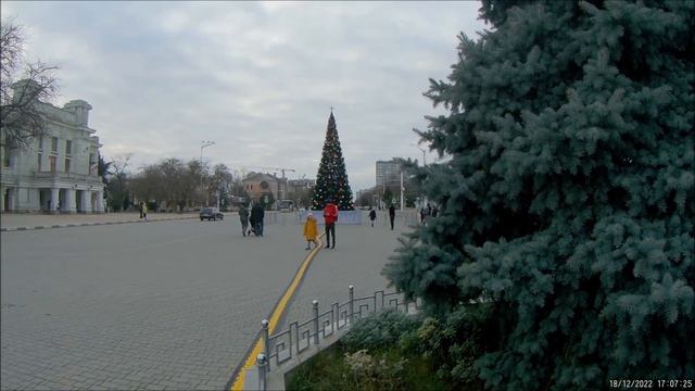 Крым Евпатория Новогоднее убранство