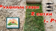 Рулонный газон, 2 сотки, г. Руза
