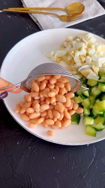 🥗 Полезный белковый салат.
