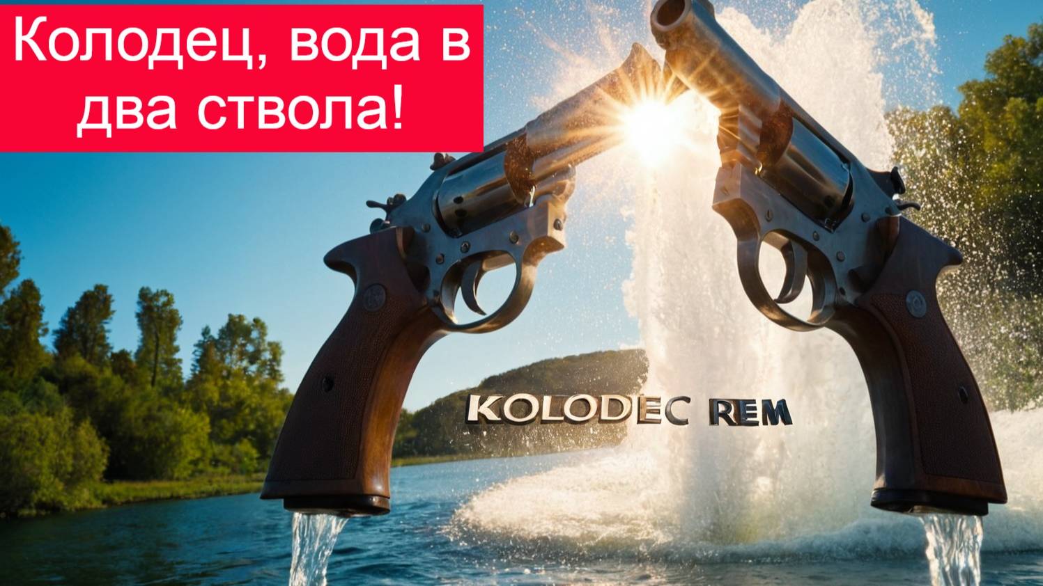 Абиссинская двухствольная скважина в колодце! Углубление сложного колодца!