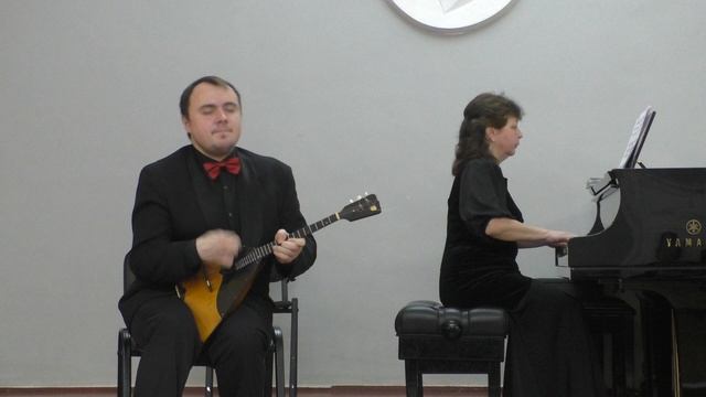 А. Репников "Каприччио" Исполняет Дмитрий Жердев (балалайка), Елена Шмырёва (ф-но) Новосибирск