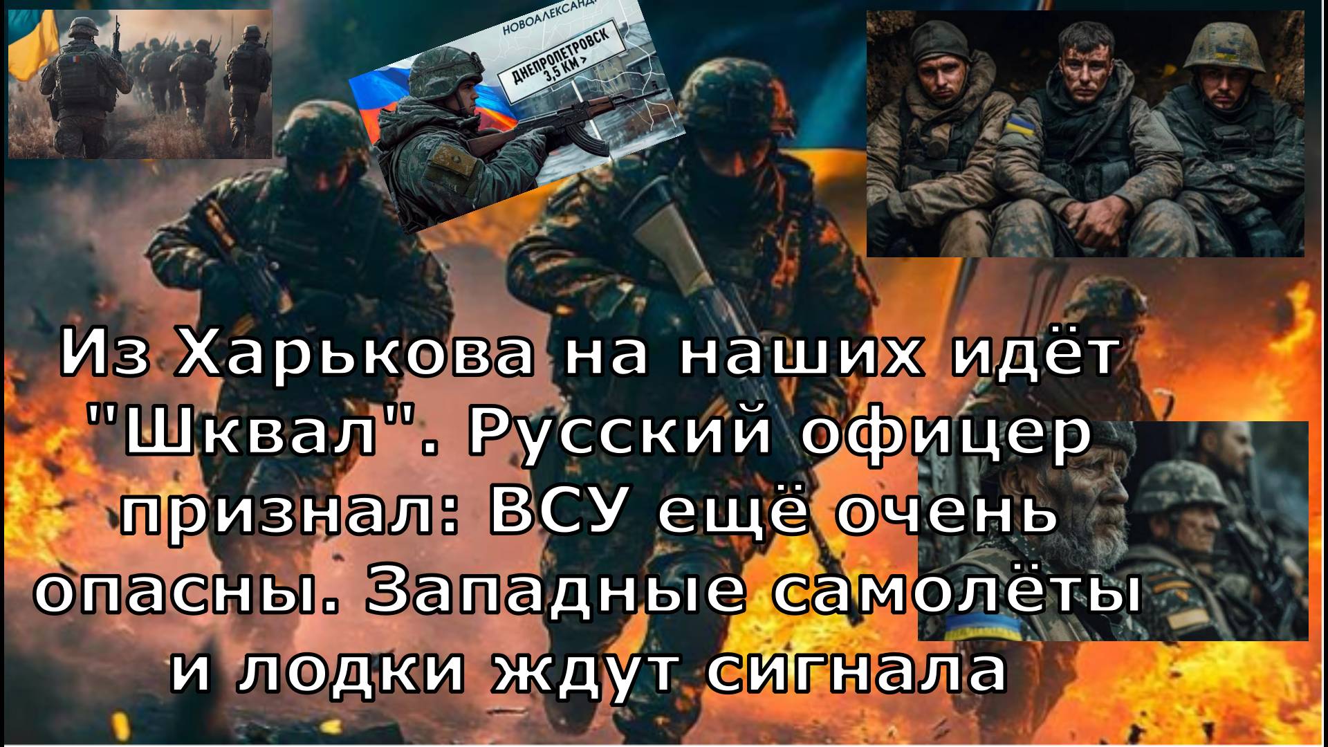 Из Харькова на наших идёт "Шквал". Русский офицер признал: ВСУ ещё очень опасны. Западные самолёты и