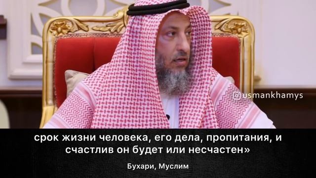 Меняется ли предопределение Шейх Усман аль Хамис #усманальхамис