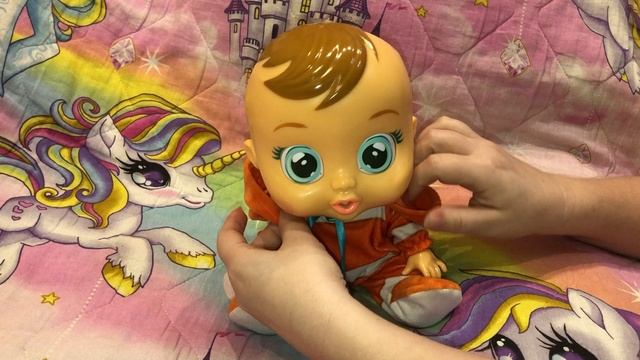 Край бебис Флипи кукла рыбка Cry Babies Flipy рыбка клоун плачущий младенец пупс плакса 14-02-2025