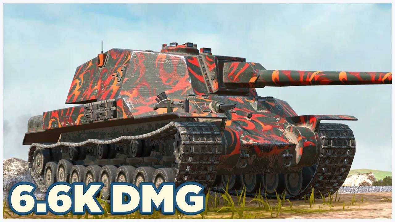 Chi-Se 6.6К УРОНА 7 ФРАГОВ Tanks blitz