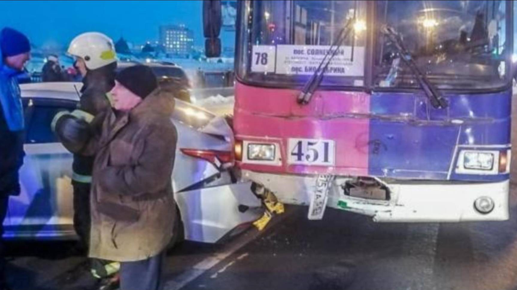 Масштабная авария произошла в Омске