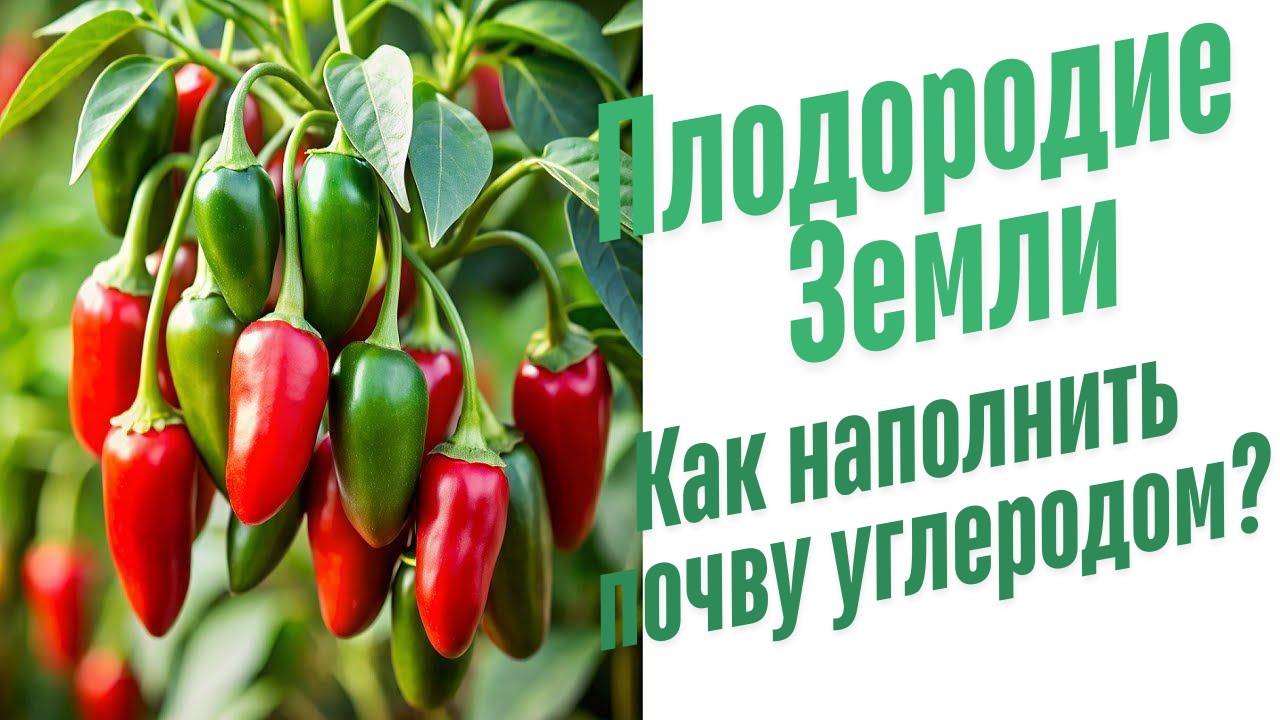 Углерод в земле.