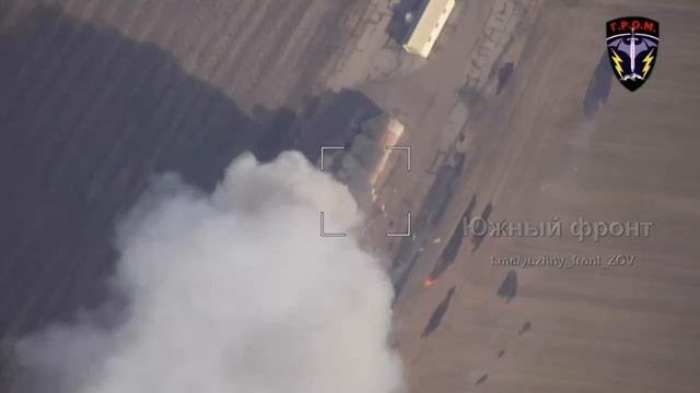 🇷🇺🔥🇺🇦⚡Эпичный взрыв. Артиллерия группировки "Юг" уничтожила склад реактивных боеприпасов ВСУ