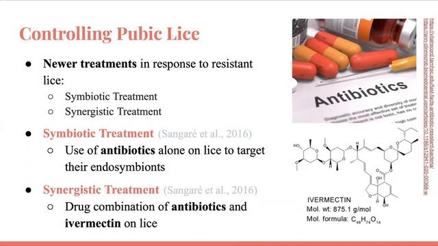 "The Lifecycle of Pubic Lice" and Treatments for Infection BIO 4990 SPRING 2021