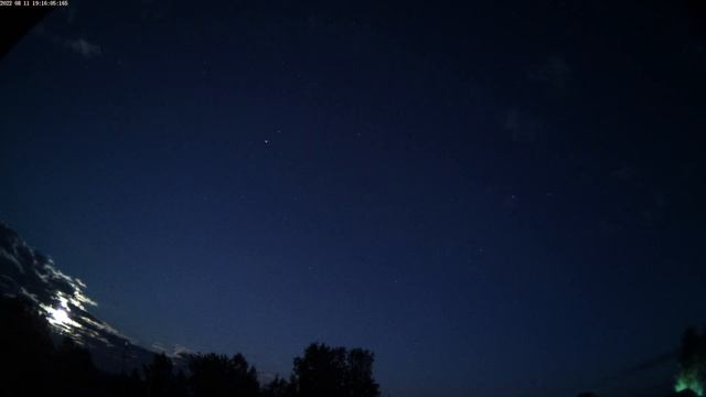 Персеиды 21:53  11.08.2022 (1 часть) ускорено в 30 раз (камера QHYIII462c) Троицко-Печорск