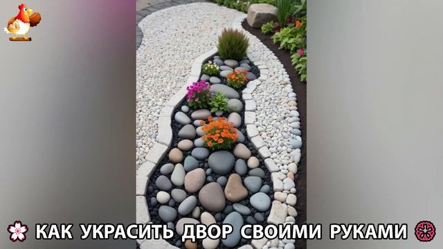 Как украсить двор дома фото идеи (118) 🏡 для дачи и сада своими руками 🌷🪻🌺💮