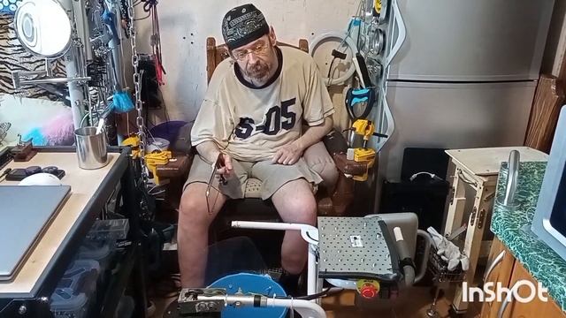 Унитазоход, работа идёт (Toilet flush, work in progress). Скутеры для инвалидов. Mobility scooter.