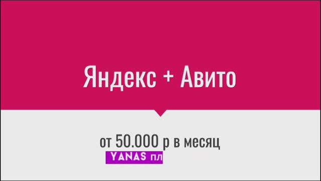 Презентация Яндекс + Авито