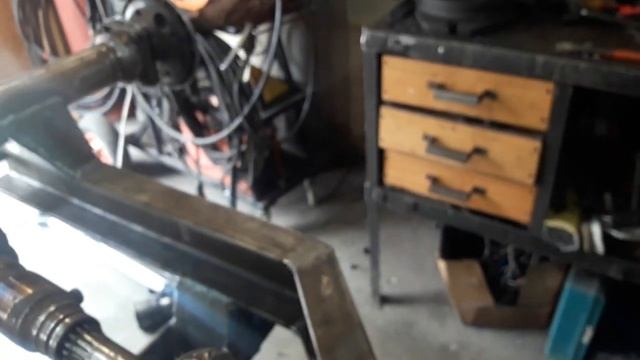 ##Мини погрузчик своими руками, карданный вал 2.