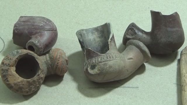 Трофейные турецкие трубки из русского комплекса 1736-1742 годов на ул. Калинина 48