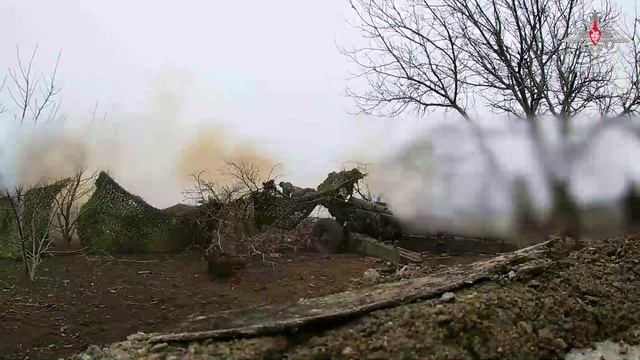 Боевая работа артиллеристов группировки войск «Восток»
