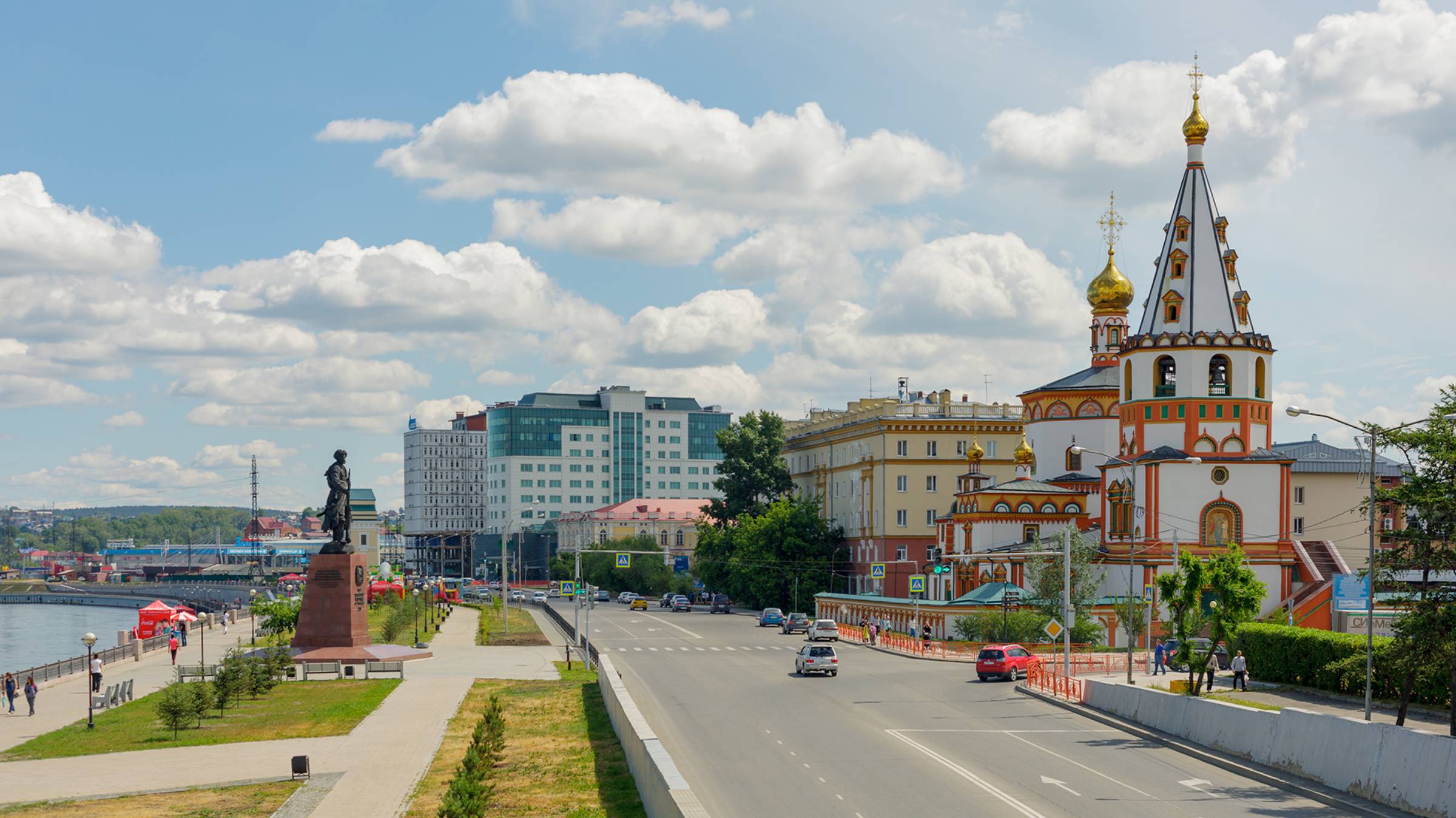 По "оживлённым" местам Иркутска