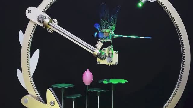 💥 Металлическая 3D головоломка "Стрекоза" (набор для сборки)