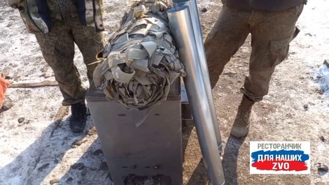 Печка 🔥 от РОСВАКУУМ и сеточка от Удмуртской  тыловой роты молодых и Бабушат отправились служить 👍