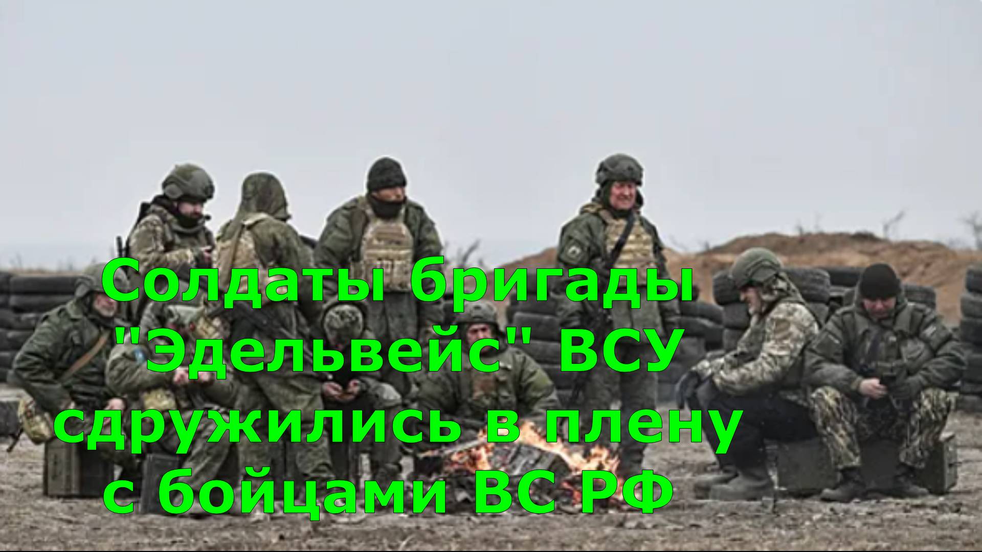 Солдаты бригады "Эдельвейс" ВСУ сдружились в плену с бойцами ВС РФ